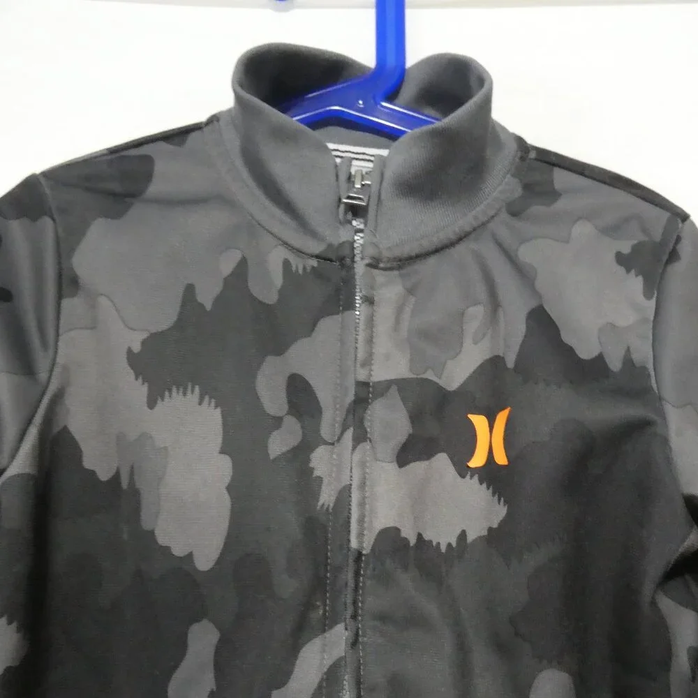 HURLEY | size 7 - kids | Grey Camo / Camouflage Zip-Up Jacket | NWOT - Picture 5 of 16